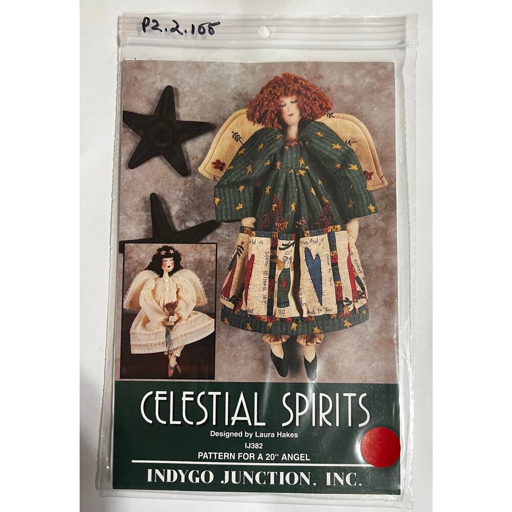 NEW Indygo Junction-Celestial Spirits 20" Angel Doll Pattern & Instructions